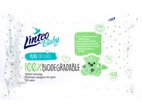 Linteo Biodegradable Ubrousky vlhčené dětské 1x48 ks