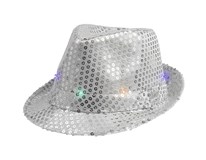 Party klobouk stříbrný 1ks