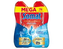 Somat Excellence Gel do myčky Hygienic (76 dávek) 2x684ml
