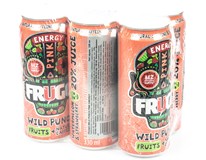 Frugo Wild Punch Energetický nápoj pink 6x330ml