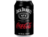 Jack Daniel's&amp;Cola 5% ready to drink 1x330ml