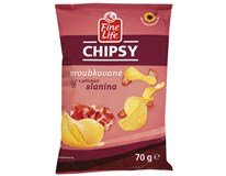 Fine Life Chipsy slanina 15x70g
