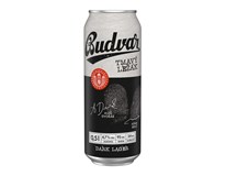 Budweiser Budvar Pivo tmavý ležák 24x500ml plech
