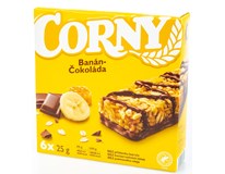Corny Base Tyčinka banán+čokoláda 6x25g
