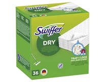 SWIFFER Dry Utěrka podlahová - náhradní náplň na smeták 36 ks