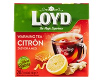 Loyd Warming Tea citrón, zázvor a med 20x2g (40g)