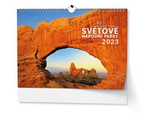 Kalendář nástěnný Národní světové parky A3 1ks