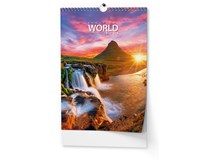 Kalendář nástěnný Beautiful World A3 1ks