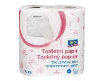 ARO Toaletní papír 2-vrstvý 200útr. 23m 16x4ks