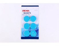SIGMA Magnety 32 mm modré 6 ks