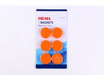 SIGMA Magnety 32 mm oranžové 6 ks