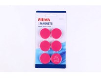 SIGMA Magnety 32 mm růžové 6 ks