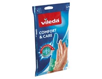 vileda Extra Comfort and Care Rukavice vel. L 1 pár