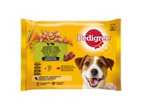 Pedigree Smíšený výběr pro psy hovězí/ kuřecí/ zelenina 4x100g