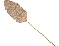 Dekorace - List na bambusové tyči 1ks