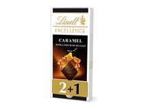 Lindt Excellence Caramel Sea Salt Čokoláda 3x 100 g