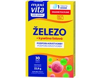 MaxiVita Vaše Zdraví Železo + kyselina listová 30 tablet 22,8g