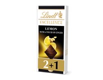 Lindt Čokoláda Excellence Lemon/ Ginger 3x100g