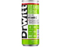 DrWitt Fit vitaminová voda kiwi 12x250ml plech