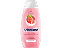 Schauma Nourish&Shine Strawberry Šampon na poškozené vlasy 1x400ml