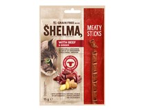 Shelma Meaty Sticks Snack s hovězím 1x15g