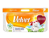 Velvet Sluneční edice Toaletní papír 3-vrstvý 150 útržků 18,3m 1x8ks