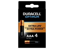 Baterie optimum Duracell Extra Power AAA 4ks