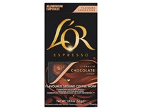 L'Or Espresso Chocolate Kapsle mletá káva s příchutí čokolády 1x10ks (52g)