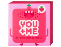 You Me Juicy kondomy jahodové 6x3ks