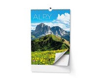 Kalendář nástěnný Alpy A3 1ks