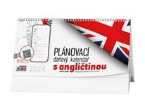 Kalendář stolní plánovací daňový s angličtinou 1ks