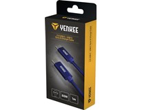 Kabel Yenkee YCU C101 BE USB-C 60W 1m modrá 1ks