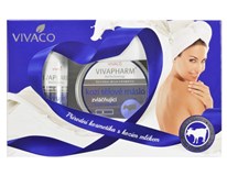 Vivaco Kozí mléko dárková sada (těl. máslo+balzám+šampon) kazeta