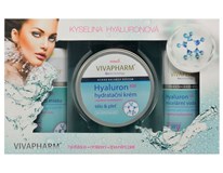 Vivapharm Hyaluron Acid dárková sada (micelární voda 200ml+hydr. krém 200ml+mléko 200ml) kazeta