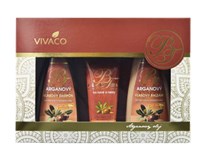 Vivaco Body Tip Arganový olej dárková sada (vl. šampon 250ml+balzám 250ml+krém na ruce 100ml) kazeta