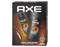 Axe Dark Temptation dárková sada (deosprej 150 ml+sprchový gel 250ml) kazeta