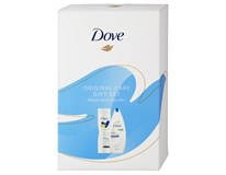 Dove Original dárková sada (sprch. gel Deeply Nour. 250ml+těl. mléko Essential Care 250ml) kazeta