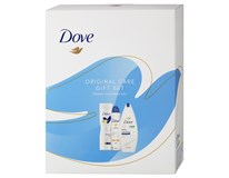 Dove Original dárková sada (sprch. gel Deeply Nour. 250m+těl. mléko Essential Care 250ml+antiper. sprej Original 150ml) kazeta