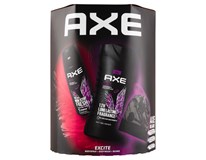 Axe Excite dárková sada (deosprej 150ml+sprchový gel 250ml+čepice) kazeta