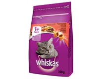 Whiskas plněné granule s hovězím masem pro kočky 1x300 g