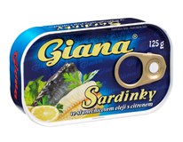 Giana Sardinky v oleji s citrónem 5x125g