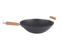 aro Pánev wok ocel/ dřevo 35 cm 1 ks