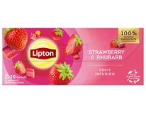 Lipton Fruit Infusion jahoda-rebarbora 1x20sáčků