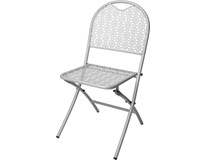 Židle skládací 53x88x47cm šedý 1ks