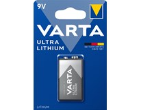 VARTA Baterie Ultra Lithium 9V 1 ks