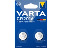 VARTA Baterie CR 2016 elektronická, knoflíková, lithiová 2 ks