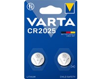VARTA Baterie CR2025 elektronická, knoflíková, lithiová 2 ks