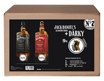 Jack Daniel's 40% 1x1L + Fire 35% 1x1L + ponožky