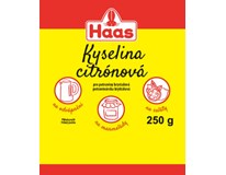 Haas Kyselina citrónová 250 g