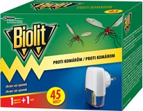 Biolit Proti komárům Elektrický odpařovač s tekutou náplní 45 nocí 1 ks